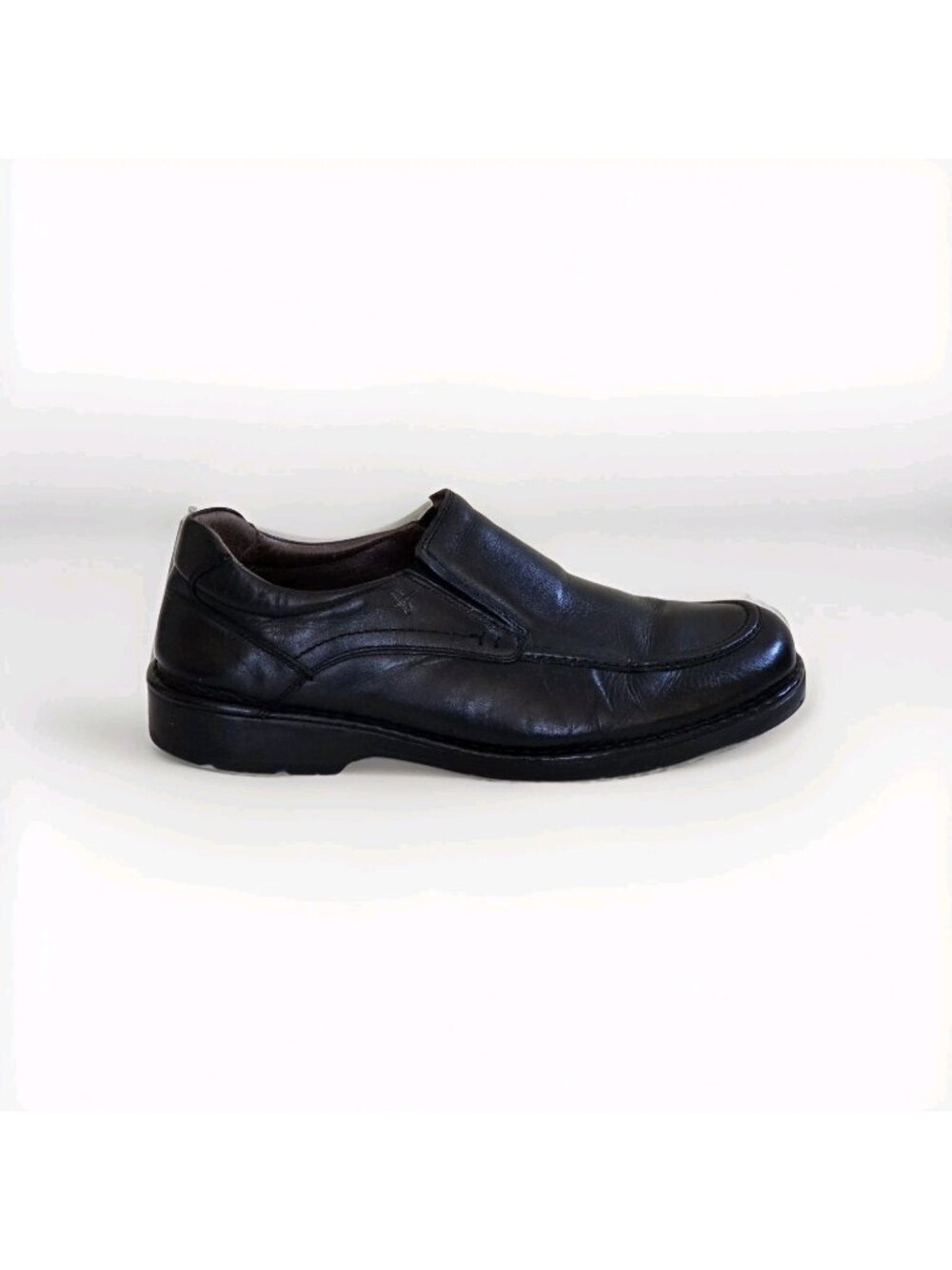 Pikolinos Leather Slip On Loafers Mens EU 46 US 12  Black Moc Toe Vibram Classic